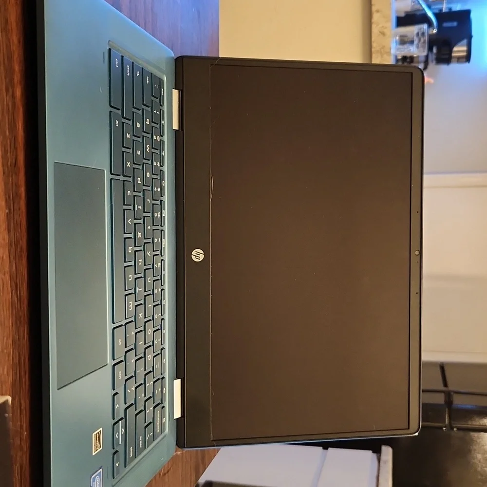 HP blue chromebook